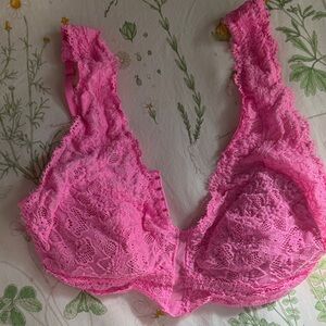 Aerie Pink Lace Women's Bralette